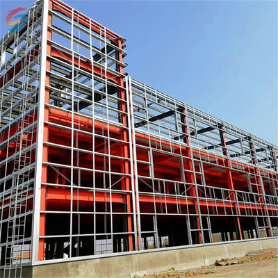 Prefabricated Steel Construction met geïsoleerde wand voor kantoor supermarkt