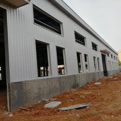 Modern ontwerp Fabriek Gebouw Prefabricated Steel Structure Workshop