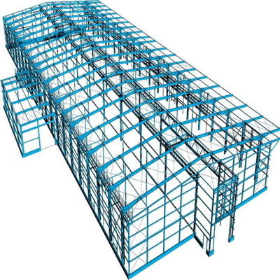 Lichte staal frame structuur Warehouse Workshop voor op maat