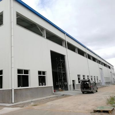 Modern ontwerp lichtmetaal gebouw prefab staalconstructie werkplaats
