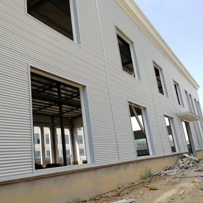 Modern ontwerp lichtmetaal gebouw prefab staalconstructie werkplaats