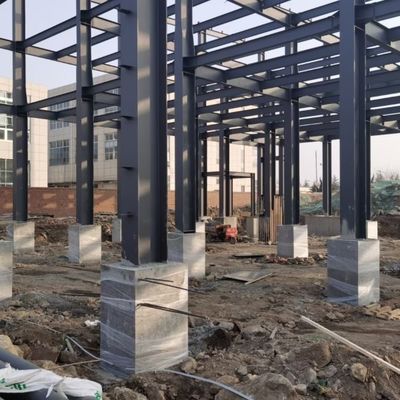 Voorgefabriceerd breedspannend licht staal industrieel gebouw staalconstructie magazijn
