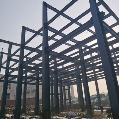 Voorgefabriceerd breedspannend licht staal industrieel gebouw staalconstructie magazijn