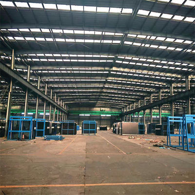 Industrieel gebouw Staalconstructie Werkplaats Metalen gebouw