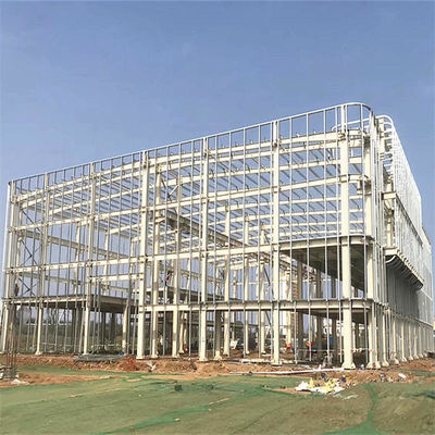 Industrieel gebouw Staalconstructie Werkplaats Metalen gebouw