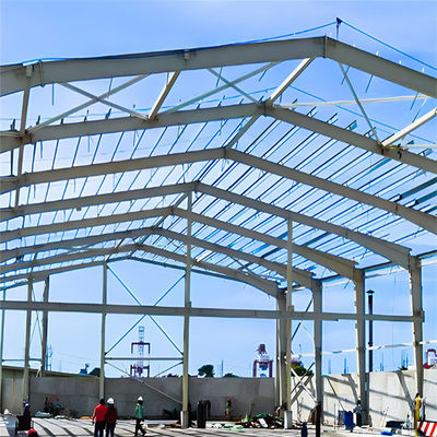 Gelast H-sectie staalconstructie Werkplaats Constructie Geverfd Q355 Q235