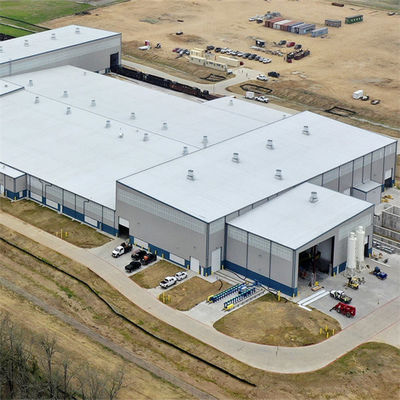 Q355/ Q235 Werkplaats voor staalconstructies met optionele isolatie en UPVC-afvoerpijp