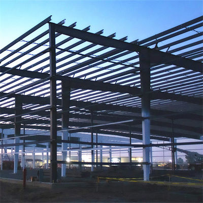 Q355/ Q235 Werkplaats voor staalconstructies met optionele isolatie en UPVC-afvoerpijp