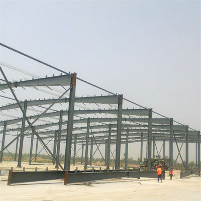 Z-sectie Purlin Steel Structure Workshop met gegalvaniseerde oppervlaktebehandeling