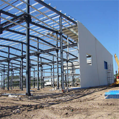 Q355B/Q235B Staalstructuur Warehouse met High Performance Portal Structure