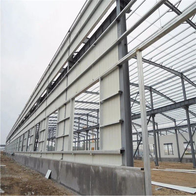Q355B/Q235B Staalstructuur Warehouse met High Performance Portal Structure