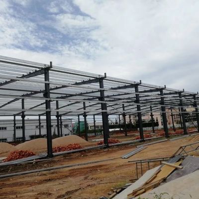 Werkplaats voor geprefabriceerde staalconstructies met grote lengte voor industrie / fabriek