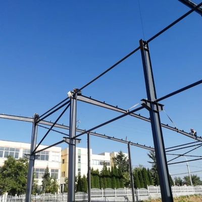 Economische voorgefabriceerde staalconstructies Werkplaats Industrieel gebouw