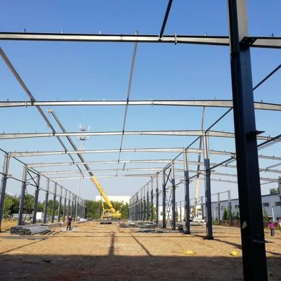 Economische voorgefabriceerde staalconstructies Werkplaats Industrieel gebouw