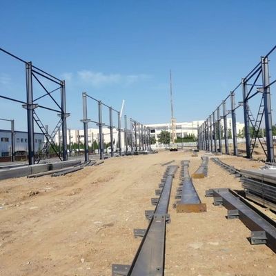 Economische voorgefabriceerde staalconstructies Werkplaats Industrieel gebouw