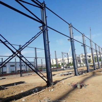 Lichte staalconstructies voor prefab-werkplaatsen