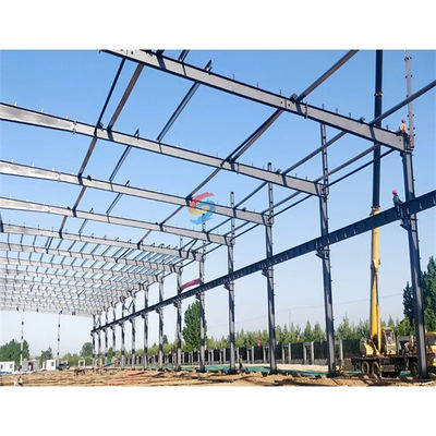 Makkelijk te installeren staalconstructie magazijn voor industriële constructies met aluminium ramen