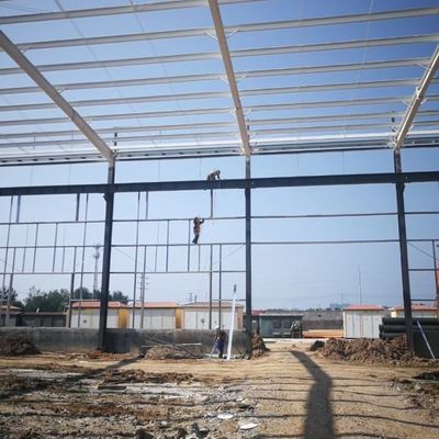 Prefab Long Span Steel Frame Warehouse Industrial met aangepast ontwerp