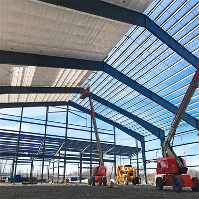 Q355B/Q235B Staalmetalen magazijn met warmgewalste H-kolommen