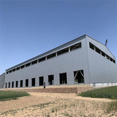 Q355B/Q235B Staalmetalen magazijn met warmgewalste H-kolommen