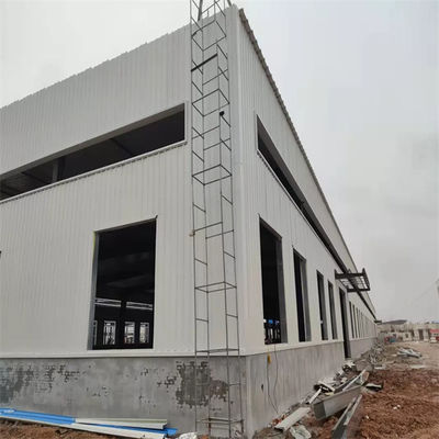 Een staalconstructiewerkplaats gebouwd met Q355/Q235 materialen uit China