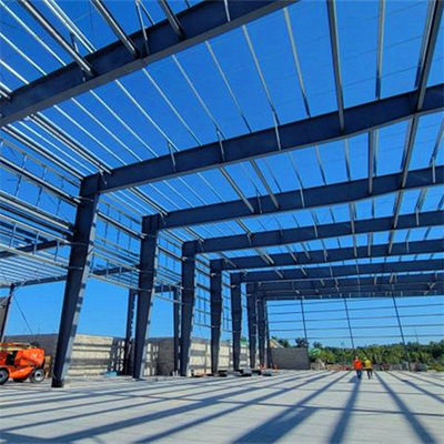 Portalstructuur Staalstructuurworkshop met optionele isolatie- en snijservice