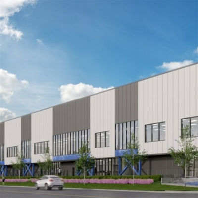 Op maat gemaakt geprefabriceerd staal commercieel gebouw met vloerdek en betonnen fundering