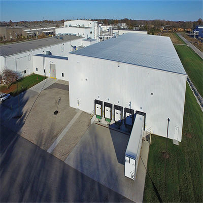 Werkplaats voor stalen structuur van sandwichpanelen voor UPVC-downpipe en kleurstaalplaatdak