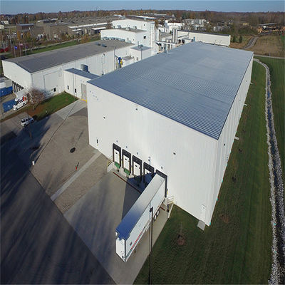 Werkplaats voor stalen structuur van sandwichpanelen voor UPVC-downpipe en kleurstaalplaatdak