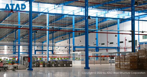 Geavanceerde verwerking en fabricage workshop voor stalen constructies