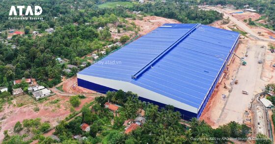 Geavanceerde verwerking en fabricage workshop voor stalen constructies