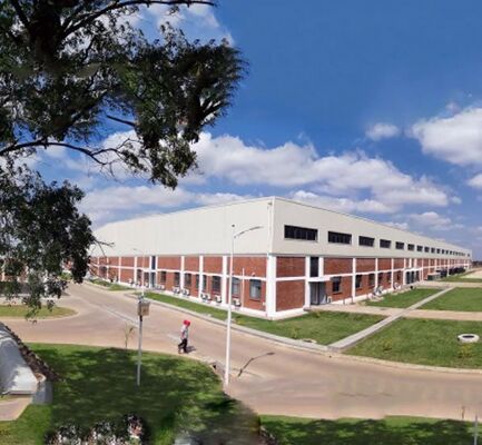 Q355/ Q235 Werkplaats voor staalconstructies met de coilingverwerkingsdienst