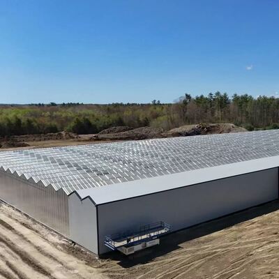 Wenluo Sightseeing Glass Greenhouse - Grootschalige groentenbeplanting kas