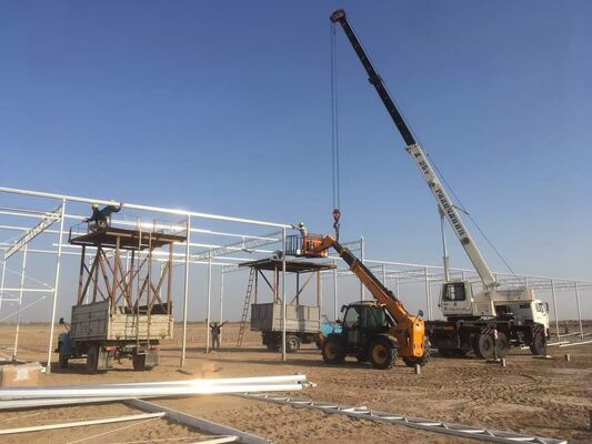 Landbouwstijl, Wannuo, uitzicht op de bezienswaardigheden, glaskas