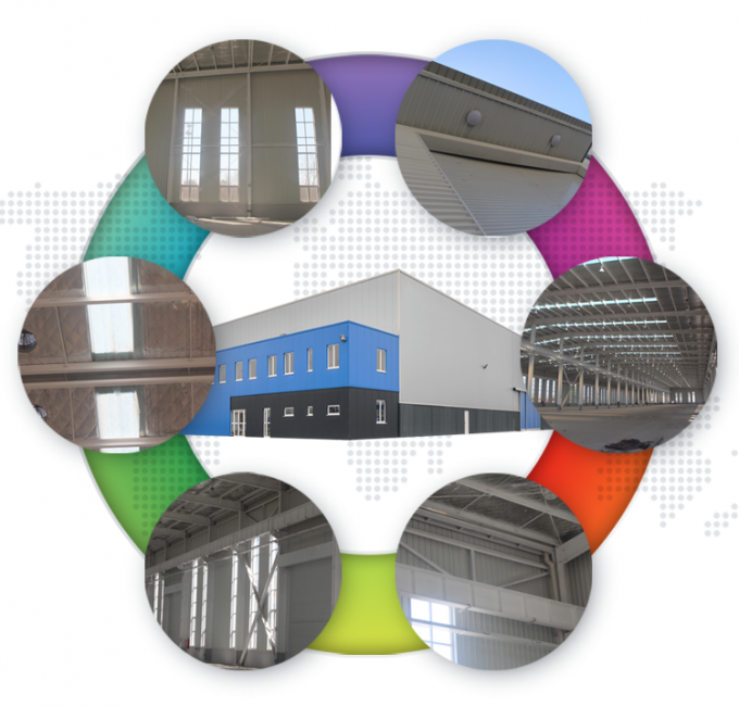 Staalmetalen bouwwerkplaats Schuur Huishoudelijke garage Werkplaats 0