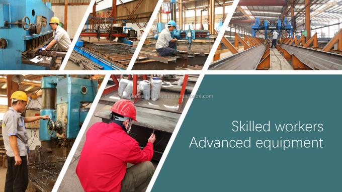 Net Geprefabriceerde de Gebouwen Grote Spanwijdte ISO9001 van het Metaalpakhuis 0