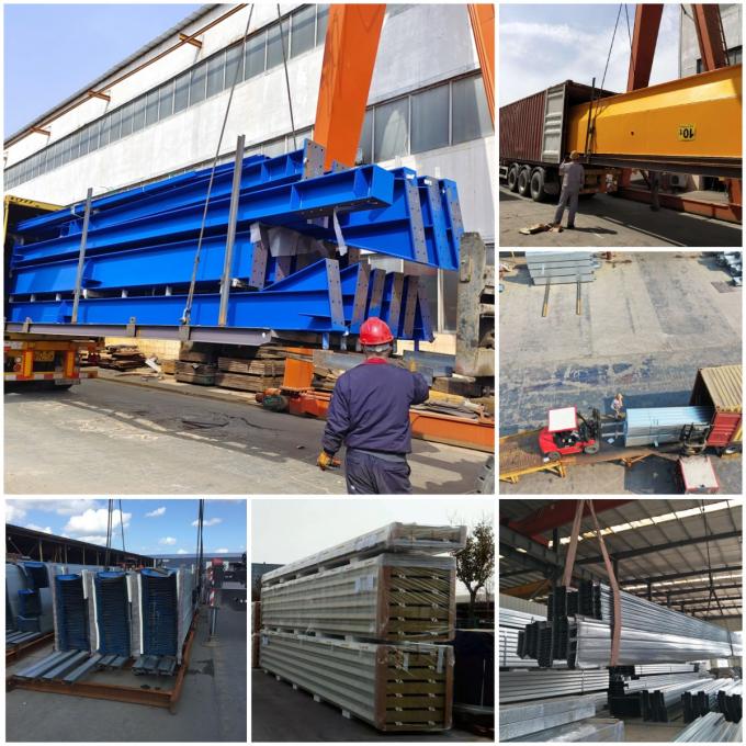 De Workshopindustrie die van de staalstructuur h-Type Kolomc Purlin bouwen 4