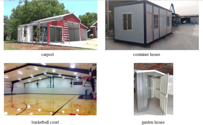 Het gebouwde Geprefabriceerde Industri&euml;le Pakhuis van het Staal Structurele Kader 12